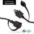 Bestlink Netware CAT6 FTP Industrial Outdoor Patch Cable w/Dust Cap- 175ft- Black 100240BK